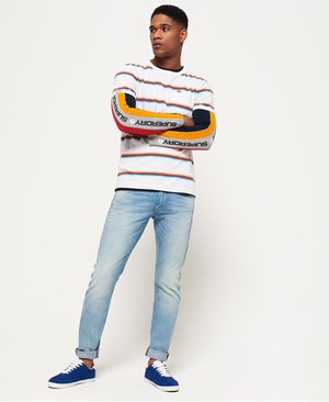 Superdry Skinny Férfi Farmer Kék | TVLDX4839